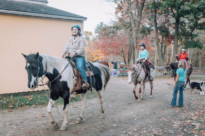 Leaving for a trail ride